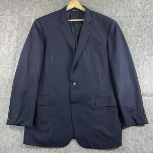 Brooks‎ Brothers Golden Fleece Madison Suit Jacket Men's 44 Wool Vitale Blue